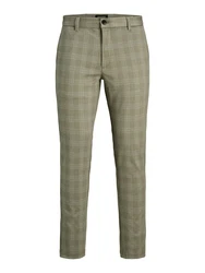 JACK & JONES Hose JPSTMarco JJCooper grau / taupe / offwhite