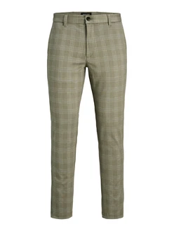 JACK & JONES Hose JPSTMarco JJCooper grau / taupe / offwhite