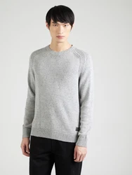 s.Oliver Pullover Rundhals hellgrau