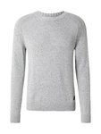 s.Oliver Pullover Rundhals hellgrau