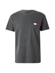 Tommy Jeans T-Shirt 'HERITAGE' marine/dunkelgrau/rot/weiß