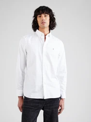 TOMMY HILFIGER Hemd 'FLEX' weiß