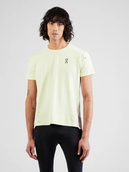 On Sportshirt limone/grau/schwarz