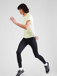 On Sportshirt limone/grau/schwarz