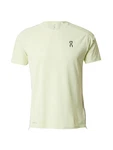 On Sportshirt limone/grau/schwarz