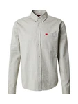 HUGO Hemd 'Evito' Hellgrau/Grau/Khaki/Hellgrau/Grau/Khaki/Hellgrau/Grau/Khaki/Hellgrau/Grau/Khaki/Hellgrau/Grau/Khaki