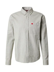 HUGO Hemd 'Evito' Hellgrau/Grau/Khaki/Hellgrau/Grau/Khaki/Hellgrau/Grau/Khaki/Hellgrau/Grau/Khaki/Hellgrau/Grau/Khaki