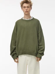 Pull&Bear Pullover oliv/mint