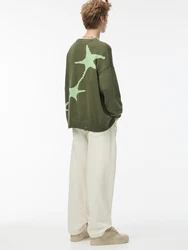 Pull&Bear Pullover oliv/mint