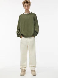 Pull&Bear Pullover oliv/mint