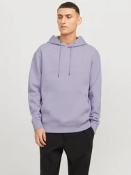 JACK & JONES Sweatshirt 'JJEStar' lavendel/weiß