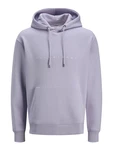 JACK & JONES Sweatshirt 'JJEStar' lavendel/weiß
