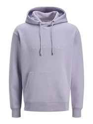 JACK & JONES Sweatshirt 'JJEStar' lavendel/weiß