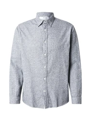 SELECTED HOMME Hemd SLHOwen Grau/Hellgrau/Grau/Hellgrau/Grau/Hellgrau