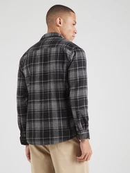 SELECTED HOMME Hemd SLHOwen grau/schwarz