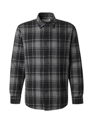 SELECTED HOMME Hemd SLHOwen grau/schwarz