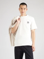 SELECTED HOMME T-Shirt SLHSAXON/SLHRELAXSAXON schwarz / naturwei