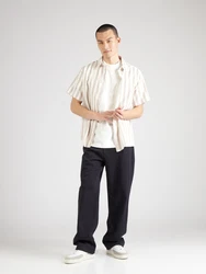 SELECTED HOMME T-Shirt SLHSAXON/SLHRELAXSAXON schwarz / naturwei