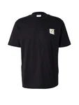 SELECTED HOMME T-Shirt SLHSAXON/SLHRELAXSAXON schwarz / wei