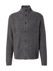 Jack & Jones Premium Strickjacke dunkelgrau