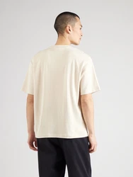 SELECTED HOMME T-Shirt SLHOscar SLHLOOSEOSCAR greige/schwarz/wei