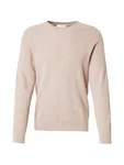 SELECTED HOMME Pullover SLHROSS beigemeliert