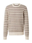 SELECTED HOMME Pullover SLHFARFLY ecru/brokat