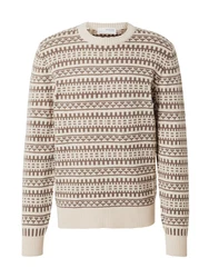 SELECTED HOMME Pullover SLHFARFLY ecru/brokat