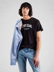 Tommy Jeans T-Shirt schwarz/weiß