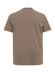 Jack & Jones Plus T-Shirt 'JPRBLUJADON' hellbraun/schwarz
