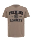 Jack & Jones Plus T-Shirt 'JPRBLUJADON' hellbraun/schwarz