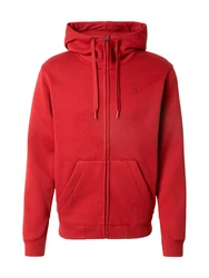 G-STAR Sweatjacke Premium Core Rot/Dunkelrot/Rot/Dunkelrot