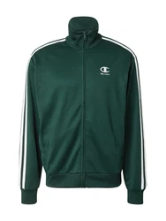 Champion Authentic Athletic Apparel Sweatjacke dunkelgrün/weiß