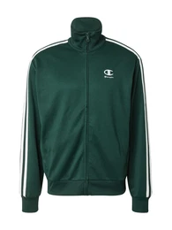 Sweatjacke dunkelgrn / wei