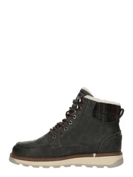 MUSTANG Schnürboots silbergrau/dunkelgrau/dunkelrot/schwarz
