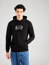 GAP Sweatshirt schwarz/weiß