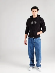 GAP Sweatshirt schwarz/weiß