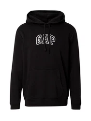GAP Sweatshirt schwarz/weiß