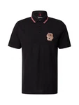 BOSS Poloshirt 'C-Parris 10' dunkelbeige/rot/schwarz