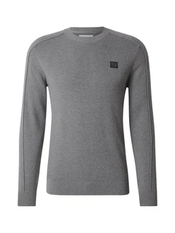 s.Oliver Strickpullover mit Nahtdetails und Logo