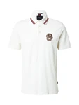BOSS Poloshirt 'C-Parris 10' braun/grenadine/schwarz/naturwei