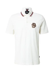 BOSS Poloshirt 'C-Parris 10' braun/grenadine/schwarz/naturwei