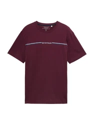 TOM TAILOR T-Shirt (OCS) grn/bordeaux