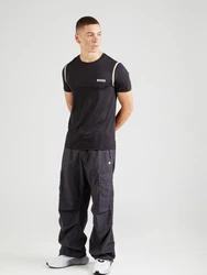BOSS Sportshirt 'TOC' kitt/schwarz/weiß