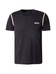 BOSS Sportshirt 'TOC' kitt/schwarz/weiß