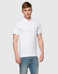 Poloshirt ''''Daro'''' weiß / grau