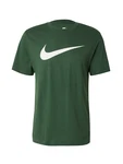 Nike Sportswear T-Shirt 'Swoosh' Dunkelgrün/Grün/Dunkelgrün/Grün/Dunkelgrün/Grün/Dunkelgrün/Grün