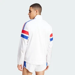 adidas Performance Laufjacke Adizero Retro blau / rot / weiß