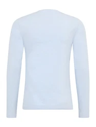 TOMMY HILFIGER Shirt STRETCH SLIM FIT LONG SLEEVE hellblau/blau (breezy blau)