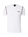 BOSS Sportshirt 'TOC' beige/schwarz/weiß